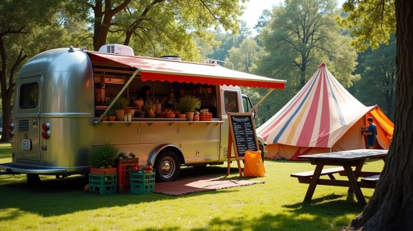 Food truck en camping : monter un service de restauration rentable côté exploitant